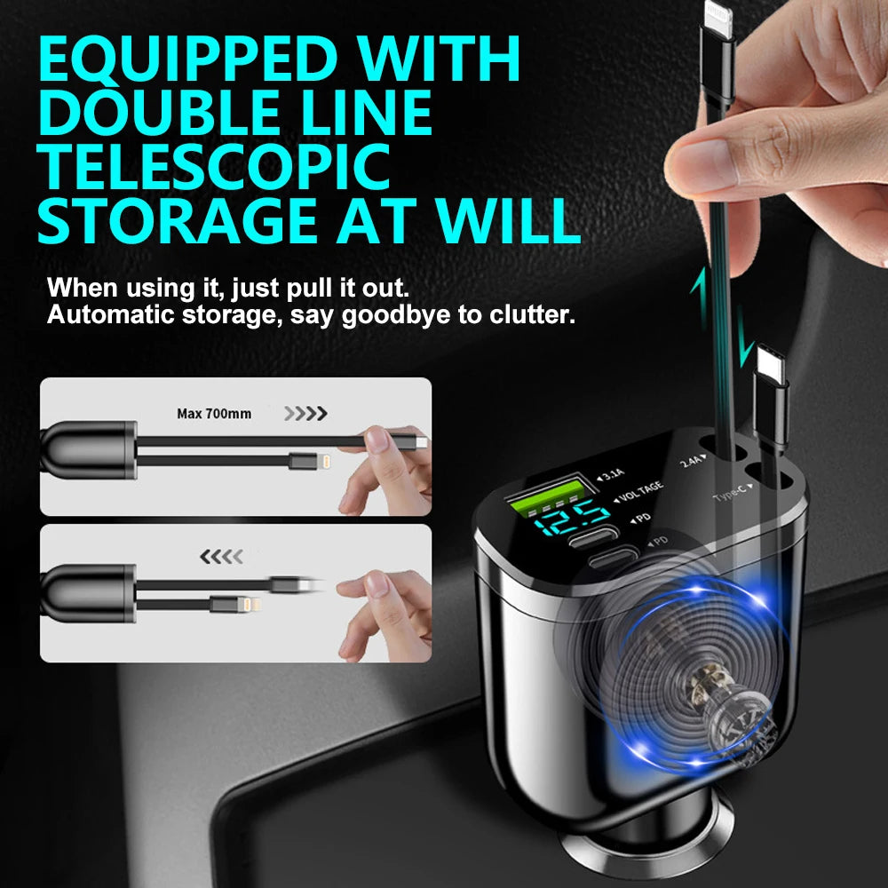 RETRACTABLE PHONE CHARGER